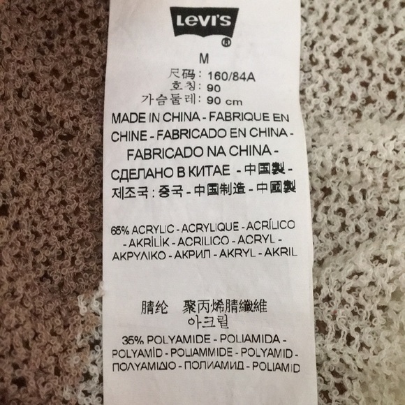 Levi’s Women’s Striped Sweater Size Medium - Picture 4 of 4